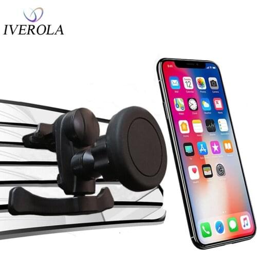 Univerola Air Vent Mount Magnet Cell Phone Stand For iPhone 7 X Magnetic Phone Holder For iPhone 8 Huawei Samsung Car GPS Holder