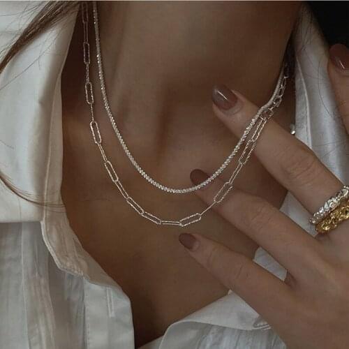 Viwisfy Silver Chains