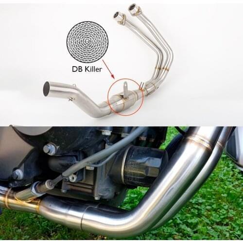 For HONDA CB500X CBR500 CB500F CBR500R Motorcycle Exhaust Header Link Tube Connect mid Pipe 2013-2019 cbr500 exhaust