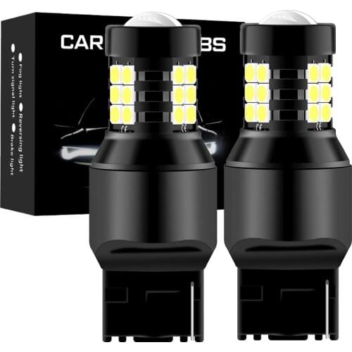 2pcs T20 7440 7443 W21W WY21W W21/5W T25 3157 P27/7W P27W 3156 3057 3457 4157 1156 1157 LED Bulb Signal Lamp LED DRL Car Lights