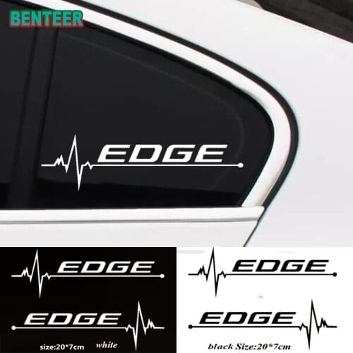2pcs /lot car windows sticker car body sticker for Ford Edge