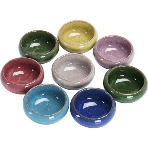 6pcs/lot Chinese Crack glaze kungfu tea cup,Porcelain China Teacups and SaucerTea Bowl 50ml China Tea Pot Celadon Crackle Teacup