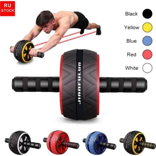 Ab Abdominal Roller&Jump Rope Abs Core Workout Abdominal Muscles Training with Mat Push Up Bar whole body Gym Fitness Equipment