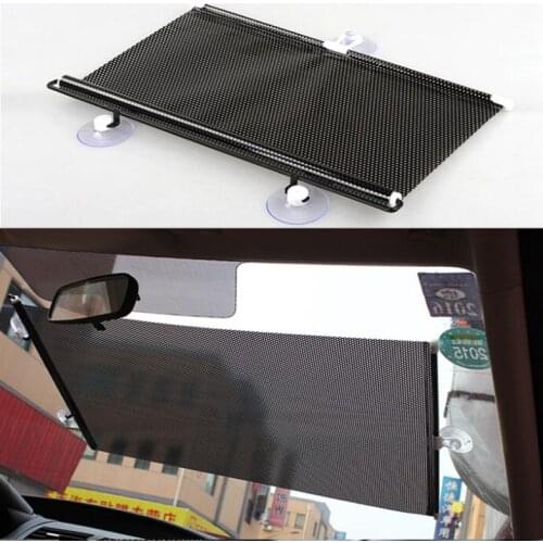 40*60cm Auto Retractable Car Curtain Rear Window Sun Shade Windshield Sunshade Shield Visor Sun-shading Curtain