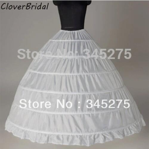 Nylon Ball Gown 1 Tier Floor-length Slip Wedding Petticoat For Ball Gown Dresses Wedding Accessories WT9991