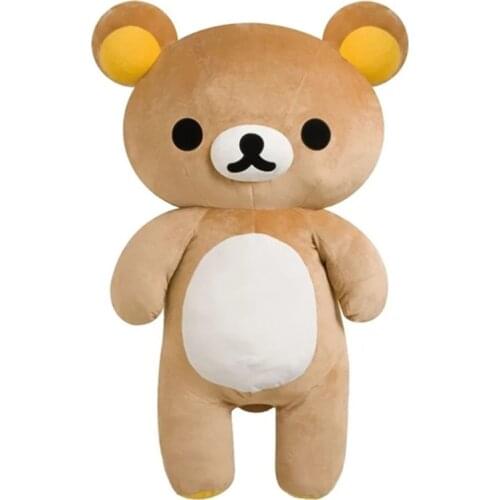 New Cartoon Rilakkuma Bear Plush Big Pillow Cushion For Girls Boys 70CM Kids Stuffed Toys Children Gifts