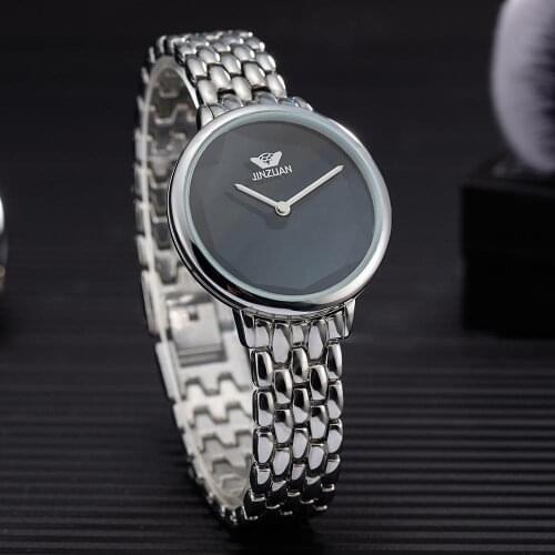 Luxury Brand Womens Watches 2020 Silver Elegant Ladies Business Watch Simple Quartz Wristwatch Relogio Feminino Gift For Women