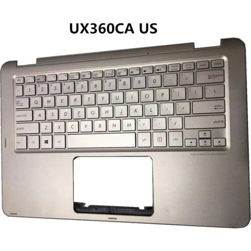Laptop/Notebook Touchpad Keyboard/upper Case/Cover/Housing/Shell for Asus Zenbook Flip UX360 UX360C UX360CA Gray Gold