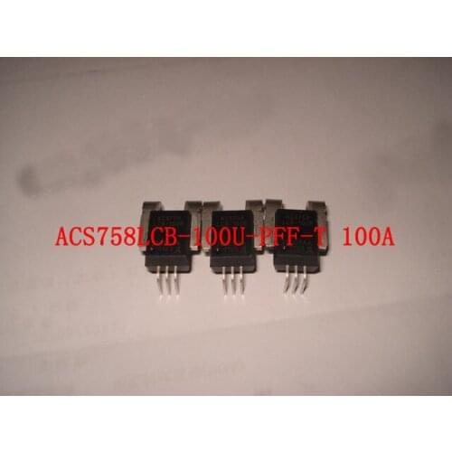 Free Shipping 5pc High precision hall current sensor ACS758LCB-100U-PFF-T 100A hall sensor
