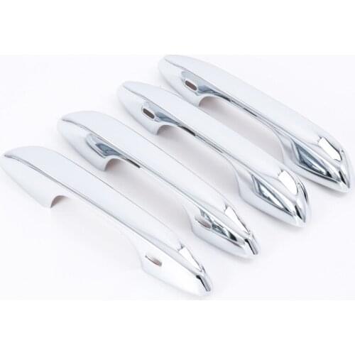 For LEXUS ES 2018 2019 4PCS Car Door Handle Bowl Protector Cover Trim Molding ABS Chrome Car Styling Auto Accessories