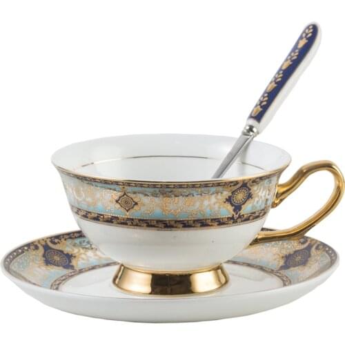 Ceramic Coffee Mugs Bone China Cup Saucer Nordic Royal Simple TeaCup Travel Kitchen Gift Cafe Drinkware Home Decoration