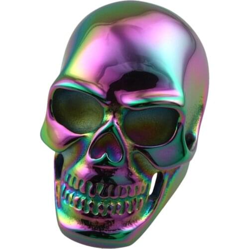 Gothic Style Laser Stainless Steel Goat Skull Ring For Men Punk Finger Ring For Women Jewelry Fashion