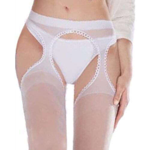 Hollow Out Sexy Pantyhose Women Crotchless Tights Open Crotchless Collant Femme Ouvert Hosiery Lenceria Femenina Strumpfhose