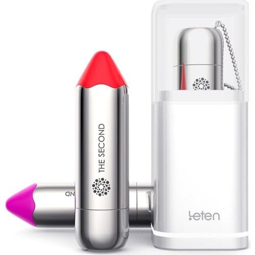 Leten Wireless Charging UV Disinfection Lipstick Vibrator Jump Egg Quiet Bullet G-spot Clitoris Stimulator Sex Toys for Woman