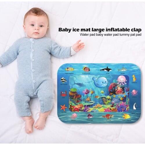 Summer Infant Ice Patted Cushion Early Educational Children Portable Baby Inflatable Water Mat Interactive Present