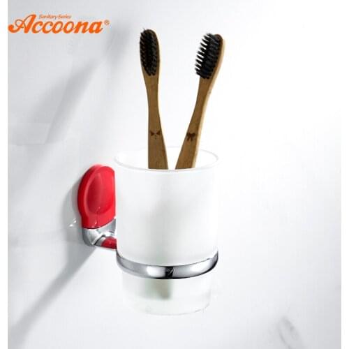 Accoona Multicolor Bathroom Accessories Modern Toothbrush Tumbler&Cup Holder Classic Creative Design Bath Hardware A11803