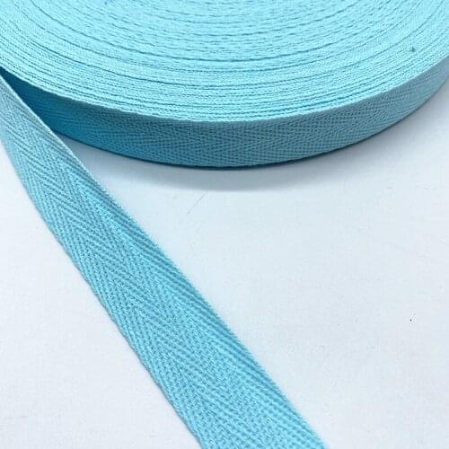 New 10mm 20mm 100% Cotton Ribbon Hserringbone Ribbon Hair Bow Party Christmas Wedding DIY Sewing Crafts #27