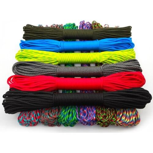 31 Meters Dia.4mm 9 stand Cores Paracord for Survival Parachute Cord Lanyard Camping Climbing Camping Rope Hiking Clothesline