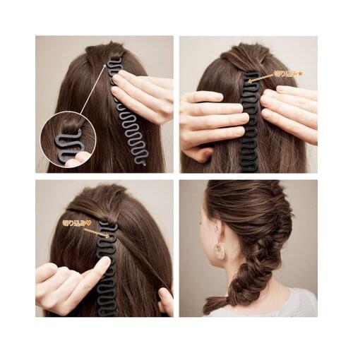 19cm Tress hair styles manufacturer tool hair accessories bands DIY easy hair disc for women girls sell with card