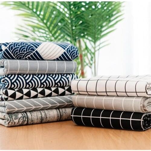 70 x70cm Tablecloth Pastoral Cotton and Linen Printing Desktop Household Multifunctional Rectangular Coffee Table Cloth Cover