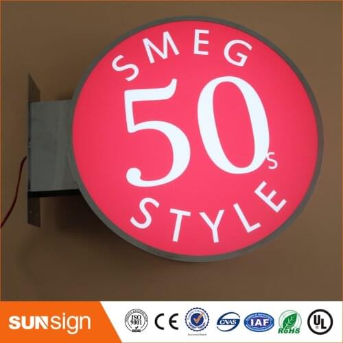 Vacuum formed acrylic LED light box letters sign
