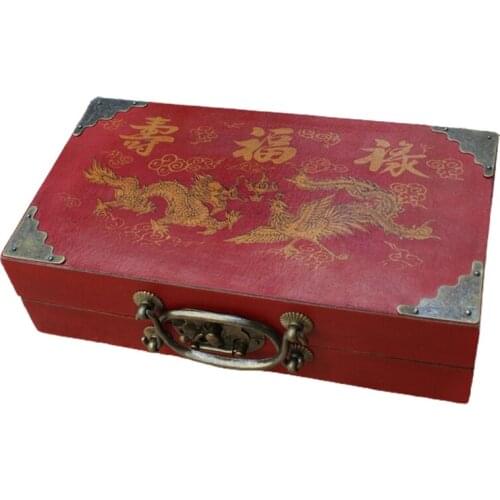 Vintage Chinese Terracotta Warrior 32 Chess Set Wood Table Chess Games Gift