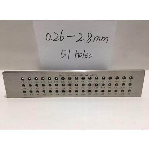 TUNGSTEN DRAWPLATE ROUND STEEL DRAWPLATE handmade SLIVERSMITH NEW craft jewelry tool