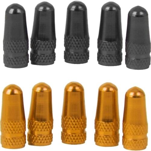 10 Pieces Road MTB Bike Presta Inner Tube Alloy Dust Cover Valve Caps Suitable for French Presta Valve Cap