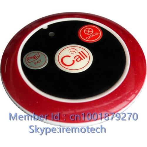 3-button wireless calling button , wireless calling system ,wireless waiter call , call button