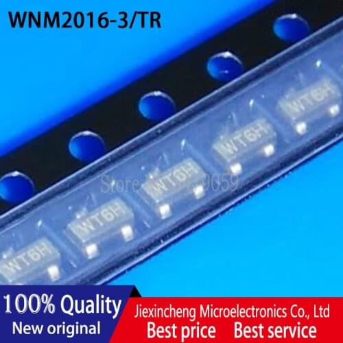 30PCS WNM2016-3/TR marking:WT6* WNM2016 SOT-23 transistor New original