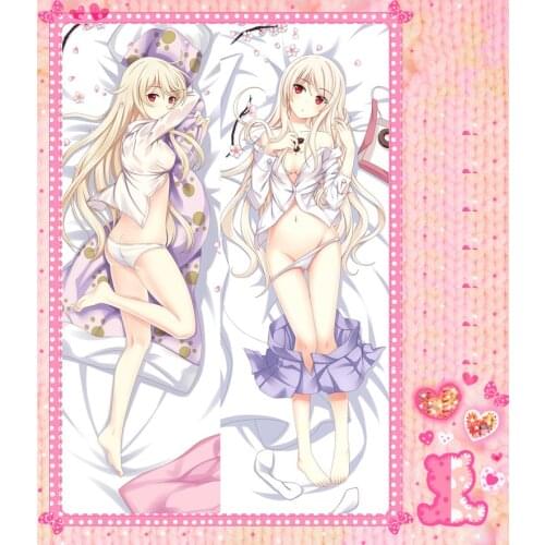 Anime Cartoon Sakura sou no pet na kanojo Double-Sided Bolster Hugging Pillow Case Pillow Cover Pillowcase Peach Skin No.52086