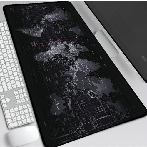 Large Mouse Pad Gamer Big Mouse Mat Gaming Mouse Pad Computer Mousepad Rubber Surface World Map Game Mause Pad Keyboard Desk Mat
