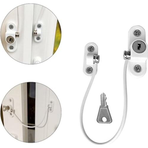 4Pcs Baby Safety Window Chain Locks Childproof Security Lockers Kids Anti Falling Window Lock Children Safety Cupboard Latches
