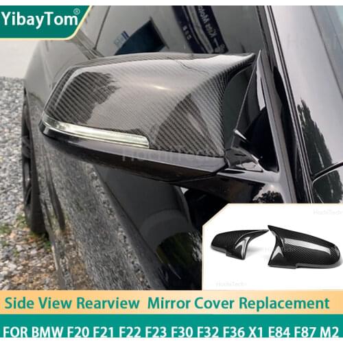 Real Carbon fiber RearView Side Mirror Cover For BMW 1 2 3 4 X Series F20 F21 F22 F23 F30 F32 F36 X1 E84 F87 M2 accessories
