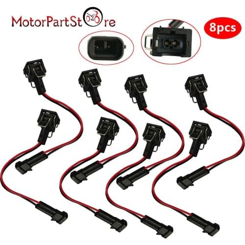 For LQ4 LQ9 4.8 5.3 6.0 Delphi Wire Harness To LS1 LS6 LT1 EV1 Injector Adapters