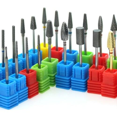 28 Types Carbide Electric Nail Drill Rotary Milling Cutter Bits For Manicure Machine Cuticle Clean Pedicure Nail Art Accessoires