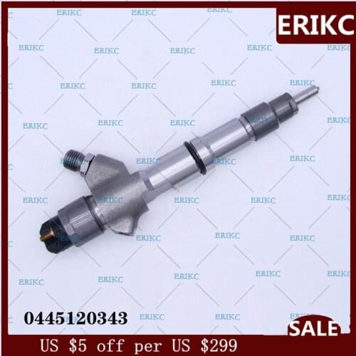 ERIKC 0445120343 Auto Parts Fuel Injector 0445 120 343 OEM WEICHAI 612640080031 Assembly 0 445 120 343 FOR Weichai WD10-EU4