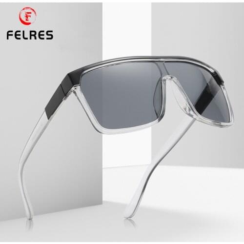FELRES Large Frame Sport Sunglasses For Men Women Outdoor Driving Cycling Fishing UV400 Protection Glasses 81038