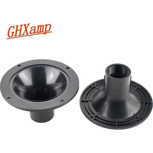 GHXAMP Tweeter Horn Round Treble Mouth Screw Horn Interface Professional Speaker ABS plastic Horn Adapter Plate 2pcs