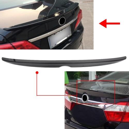 Glossy Black ABS Car Rear Lip Spoiler Trim OE Style Tail Trunk Wing For Toyota Camry XV50 SE V6 2012 2013 2014 2015 2016 2017