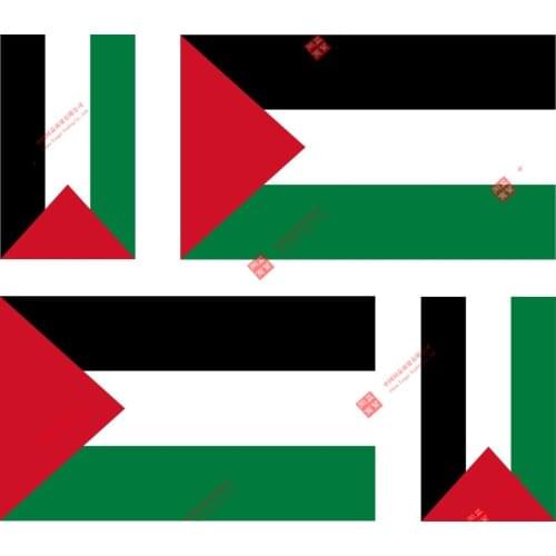 Hot Sell Personality 4x Sticker Adesivo Adesivi Decal Decals Vinyl Auto Moto Bandiera Palestina Car Decal Decoration Laptop