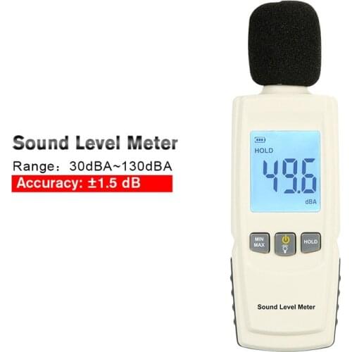 Mini Sound Level Meter Decibel Recorder Noise Audio Detector Digital Diagnostic Tool Car Microphone GM1352