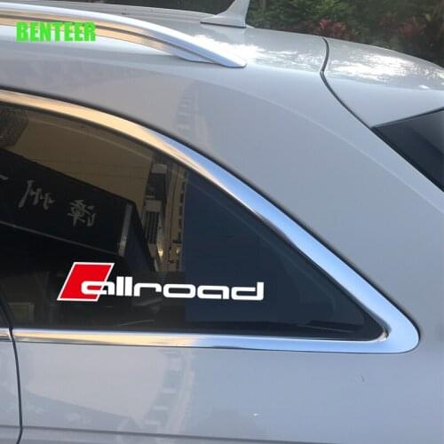 2pcs Germany Oracal Material Allroad Windows Decals Sticker For Audi A4 A6