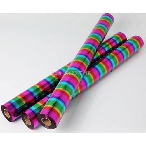 Newest Package Box Hot Stamping Foil Paper Roll Seven Colorful or Plastic 16cm/ 64cm x 120m/Lot Still Cutting Others