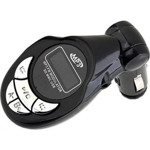 New Hot Car MP3 Player Wireless FM Transmitter Modulator USB CD MMC Remote 206 FM channelsDrop shipping&Wholesale