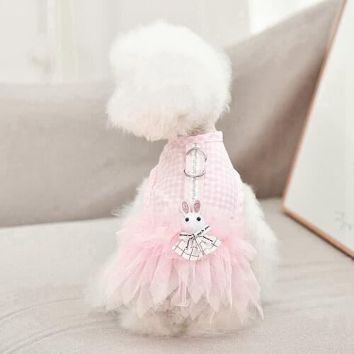 Pets Dog Clothes Summer Tullle Dress Wedding Party Dress Princess Apparel Skirt Puppy Clothing Spring Dresses Pet Clothes