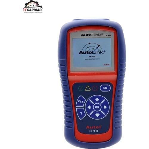 2019 Newest Car Diagnostic Scan Tool Autel AutoLink AL419 OBD II & CAN Code Reader AL-419 Free Online Update