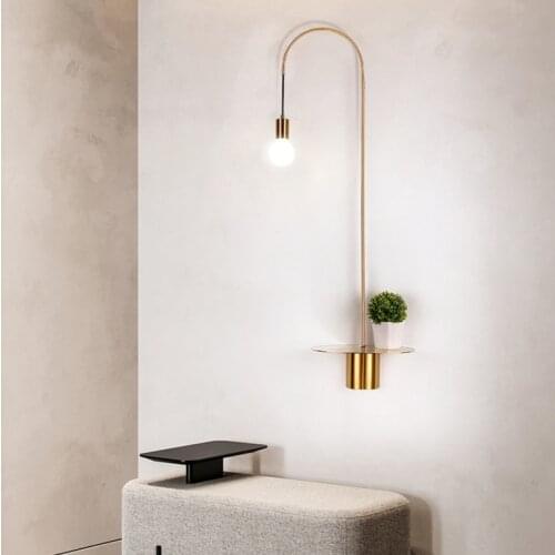 Modern Metal Wall light Restaurant Bar Villa Hotel Home Living Room Dining Room Bedroom Art Decor Wall Lamp WA261