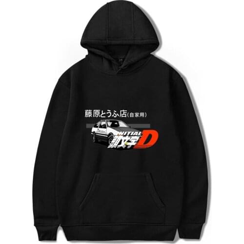 Popular Pop JDM Automobile Culture Initial D Hoodies Sweatshirts Men/Women Long Sleeve Print Hoodie Fashion Sweatshirt Pullovers