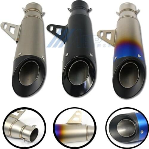 Motorcycle SC Exhaust Systems Tails Pipe Muffler DB Killer For cmx500 ktm 790 duke z900 2020 fz6 CNC bmw f800r mt09 mt07 R3 R6